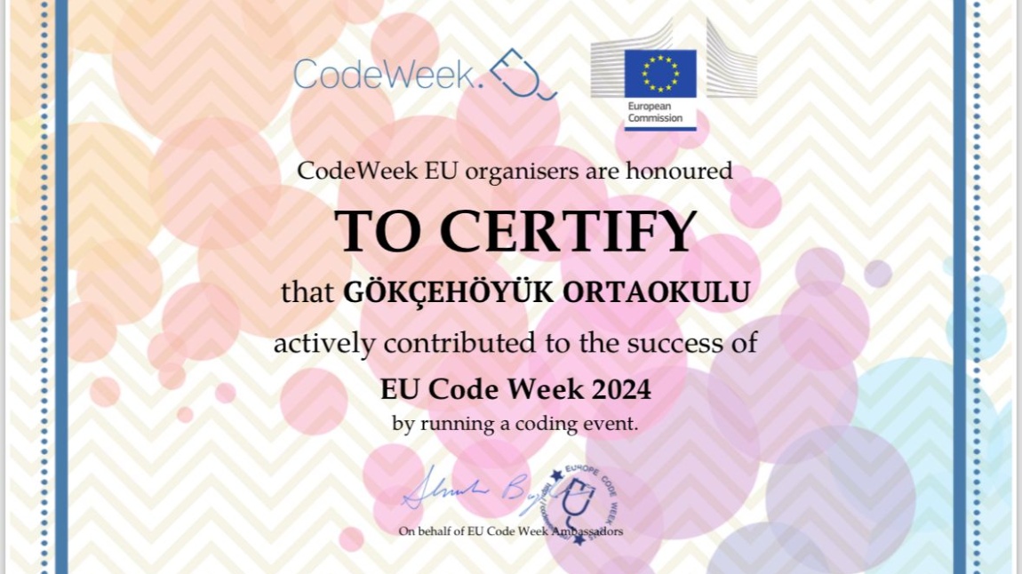 Codeweek Etkinliklerimiz